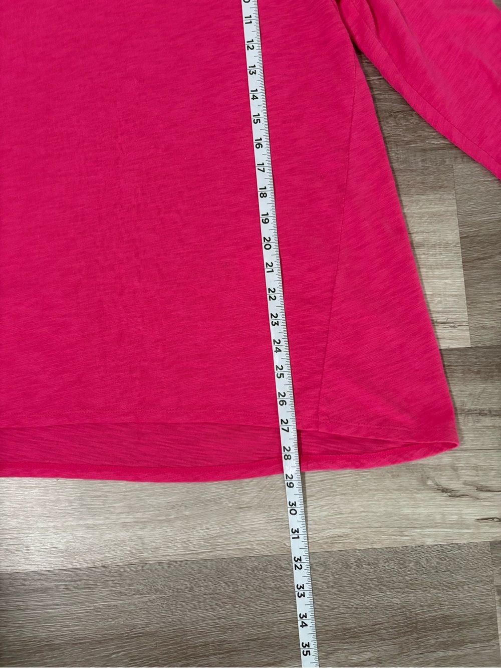 Chicos “The Ultimate Tee”  Pink V-Neck 3/4 Sleeve Women's Top - Picture 7 of 7